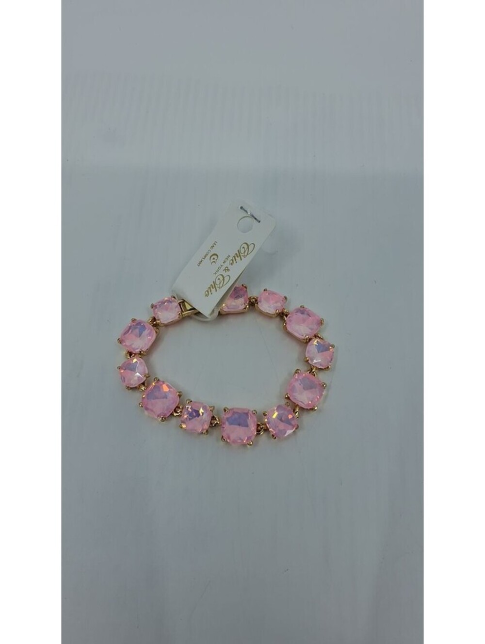 Esme Glass Crystal Link & Chain Bracelet